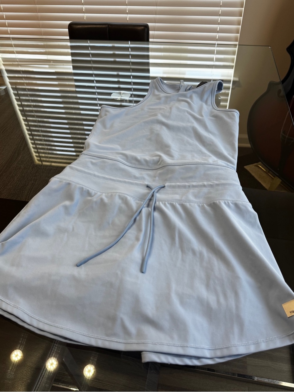 Vuori Light Blue Daily Tennis Mini Dress - Picture 7 of 16